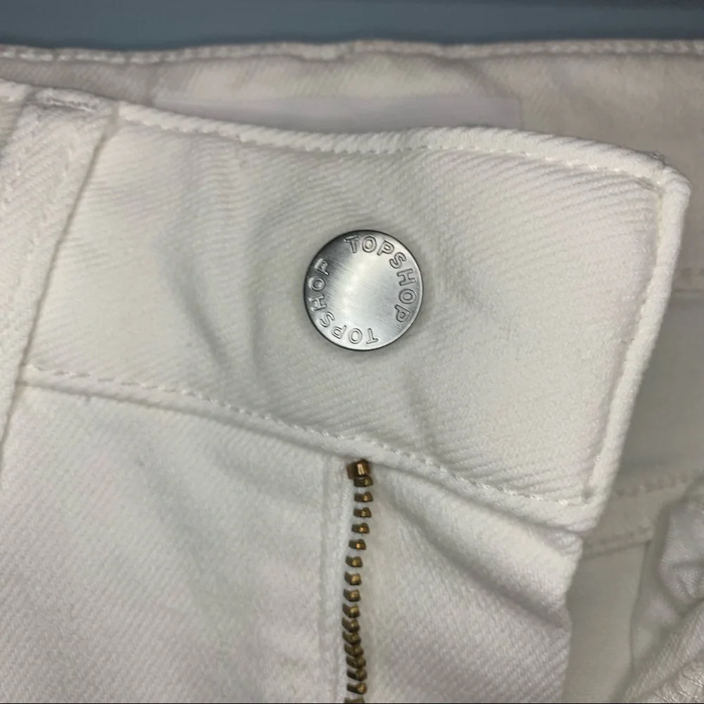 Topshop White Skinny Jeans Size 28